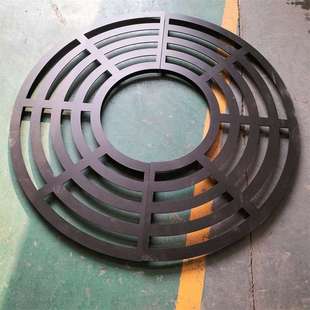 圆形树围钢板树篦子 美化护树盖板 宁夏银川市政道路装 饰树篦子