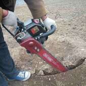 90公分链条式 78型切土汽油挖树机苗木带土球移栽60 挖树机