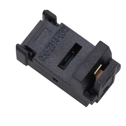 SOT23-3L-1.4翻盖弹片老化座 耐高温老化测试夹具1.4mm间距测试座