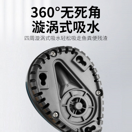 创宁底吸潜水泵超静音抽水泵循环B鱼缸微型小型过滤器水族箱换水