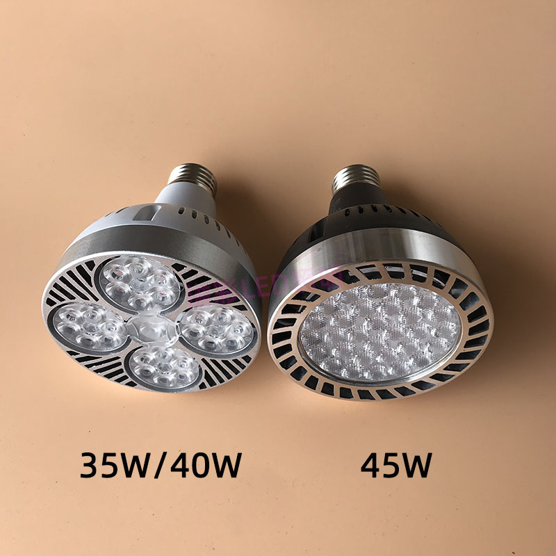 35W生鲜猪肉红光E27螺q口LED射灯40海鲜蓝光PAR30水果蔬菜绿光灯