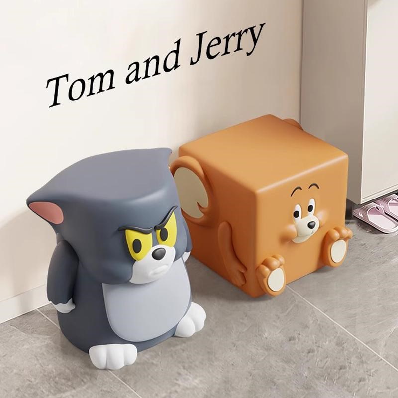 猫和老鼠客厅落地换鞋q凳摆件卡通装饰品沙发边几玄关乔迁新居礼