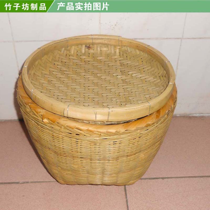 箩筐竹编收纳筐手工箩篓竹簸箕小竹筐收纳筐竹编制品.家用装饰品,特色手工艺,竹编/竹雕,淘宝优惠券,粉丝福利购,淘宝优惠卷
