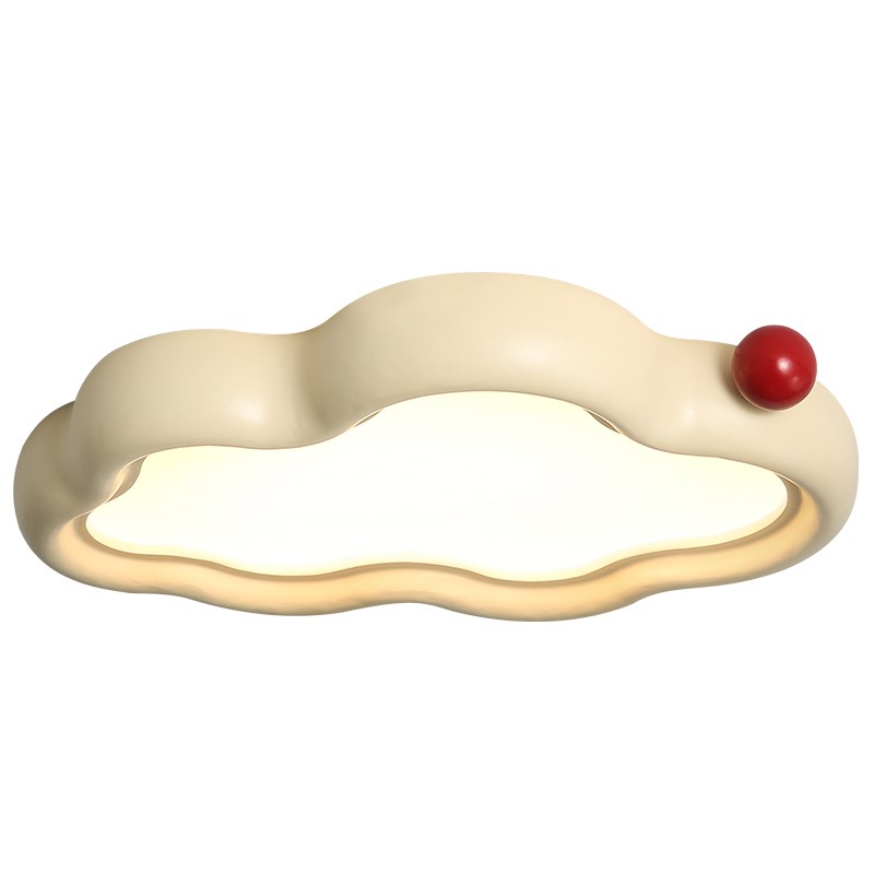 NUOJIA新款云朵卧室灯奶油风云朵D小奶豆吸顶灯智能主卧书房护眼