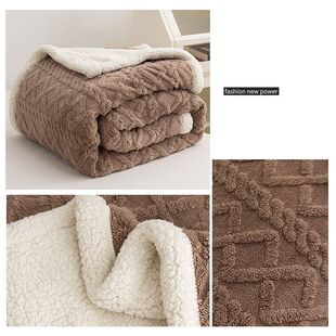 宠物毛毯提花塔芙绒猫咪毯子大型犬狗狗垫子泰迪秋冬W款保暖小被