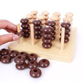大号立体重力四子棋儿童益智游戏蒙氏教具L五子棋空间逻辑思维玩