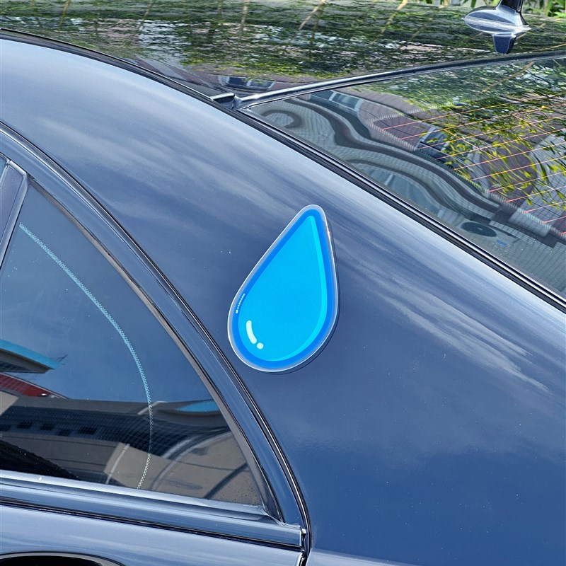 有点无语流汗汽车贴纸个性创意搞笑车贴J车窗玻璃贴防水亚克力车