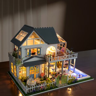 淘乐透diy手工小屋p星语花漾拼装模型微缩场景积木玩具送女生礼品