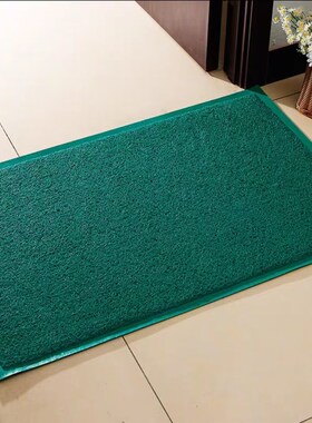蓝色门垫可自由裁剪进户门口进门脚垫家用出入平安U地垫欢迎光临
