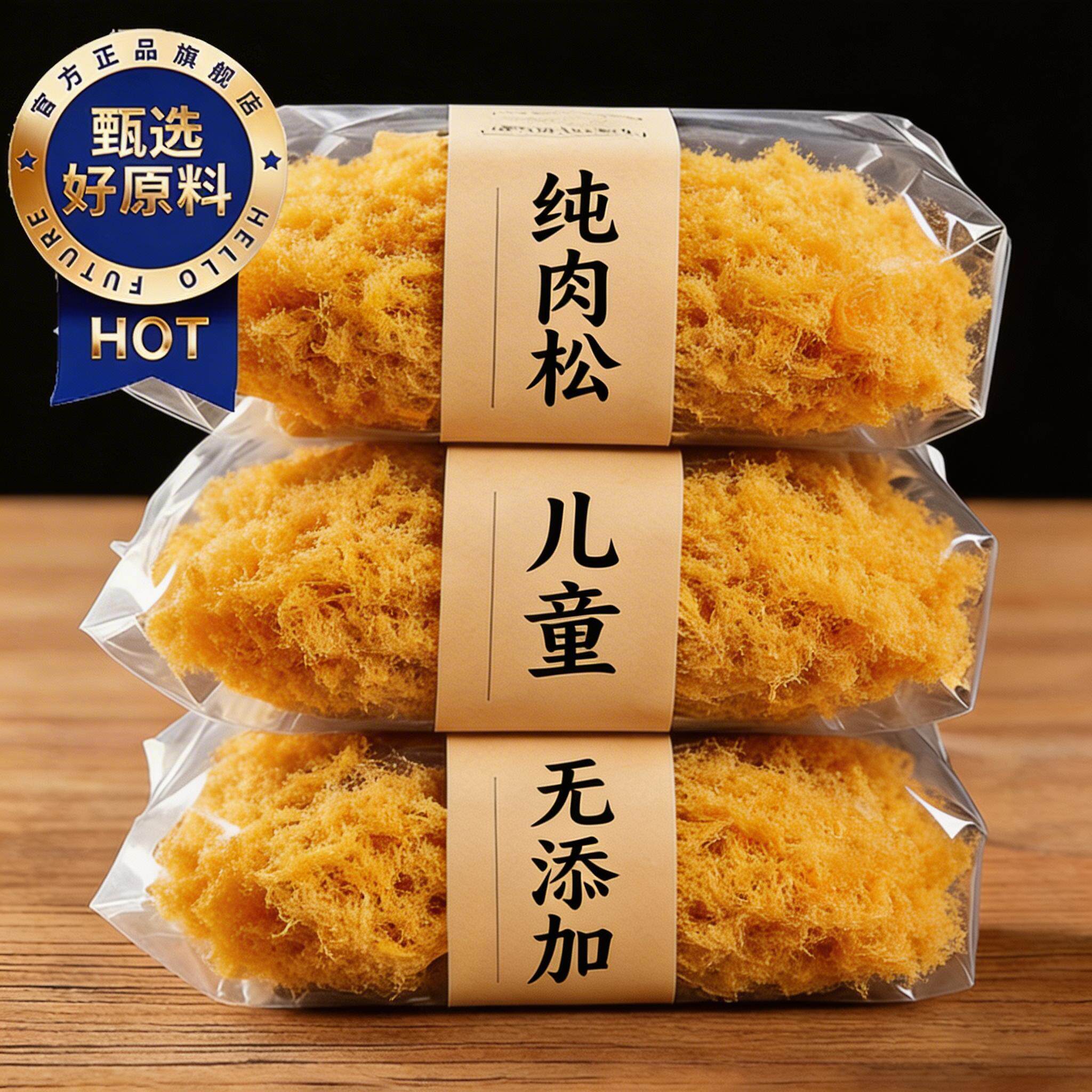 央妈推荐！肉松儿童无添加烘焙寿司宝宝婴儿专用高钙拌饭用海苔碎