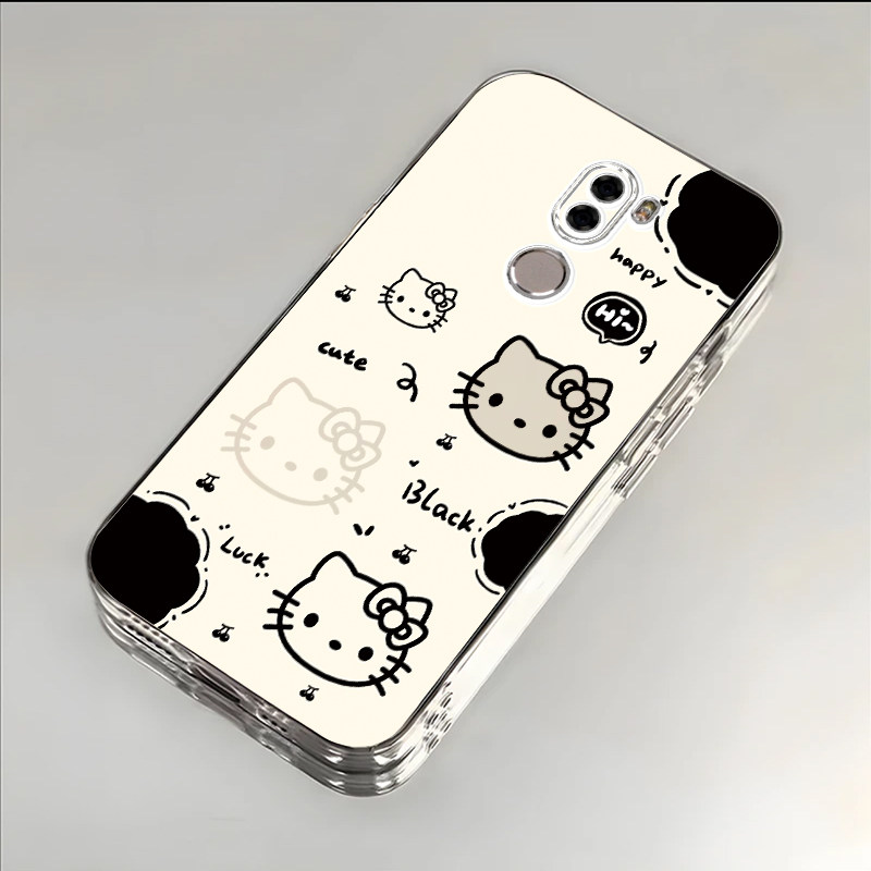 黑白猫咪适用于小米5SPlus手机壳新款Xiaomi5X全包防摔保护套Capricorn卡通可爱男女透明小众ins风专用外壳