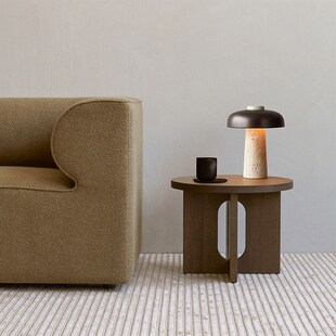 CASA客厅摆件台灯高级感充电复古座灯侘寂风书写卧室床头护眼灯