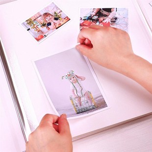 相册本567寸宝宝成长记录册大容量过塑纪念册情侣粘贴式 家庭影集