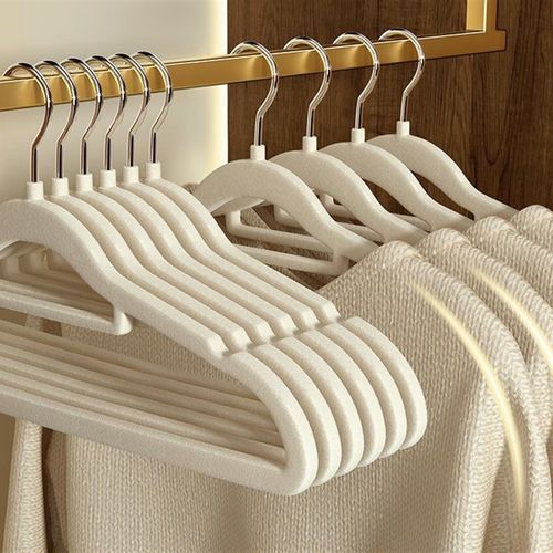 植绒衣架无痕防滑不鼓包不伤衣服韧性好收纳神器家用宿舍衣服整理