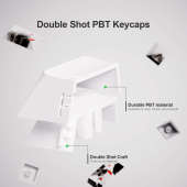 客制化 键帽原厂侧刻透光五面热升华PBT创意个性 XVX 山水梅花