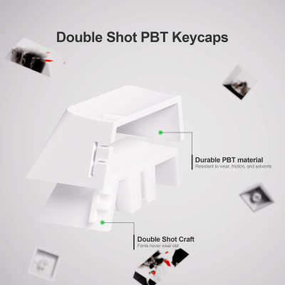 XVX《山水梅花》键帽原厂侧刻透光五面热升华PBT创意个性客制化