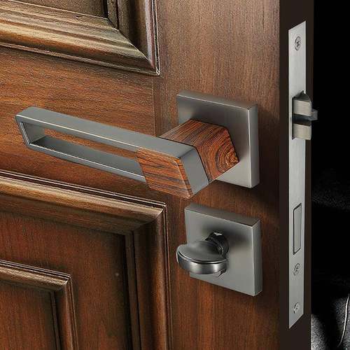 中式分体室内门锁轻静音现代XVD简约卧房间室木门新锁家奢用通用