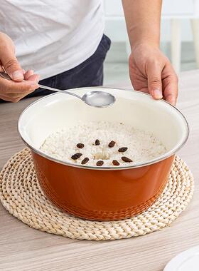 用酒酿米酒发缸大做高粱酒钢盆家带UYP密酵封盖不透气醪糟盆碗耐