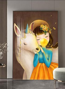 现大代简档约厅客沙发背景落地画尺寸高大气ZH36432挂画过道酒店