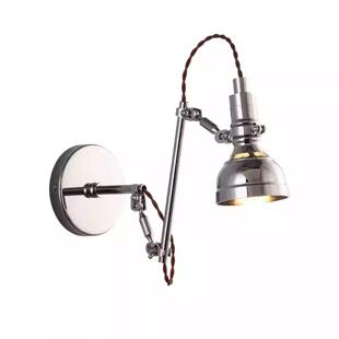 工业风伸缩摇臂折古叠床壁阅读卧室铝复灯工作吊头灯82家用镜前壁