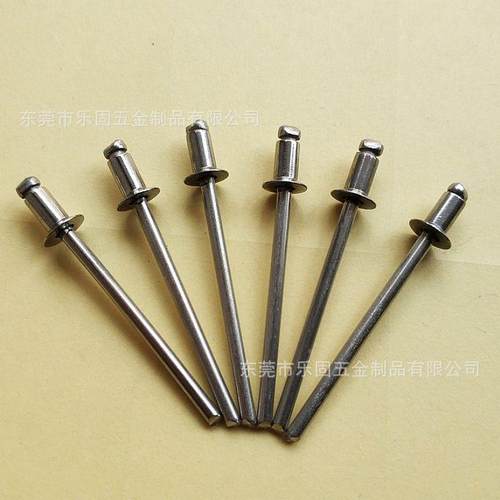 厂家直供不锈钢平头抽芯钉不锈钢平芯拉头钉半钢铆铆钉3.2GYG抽*6