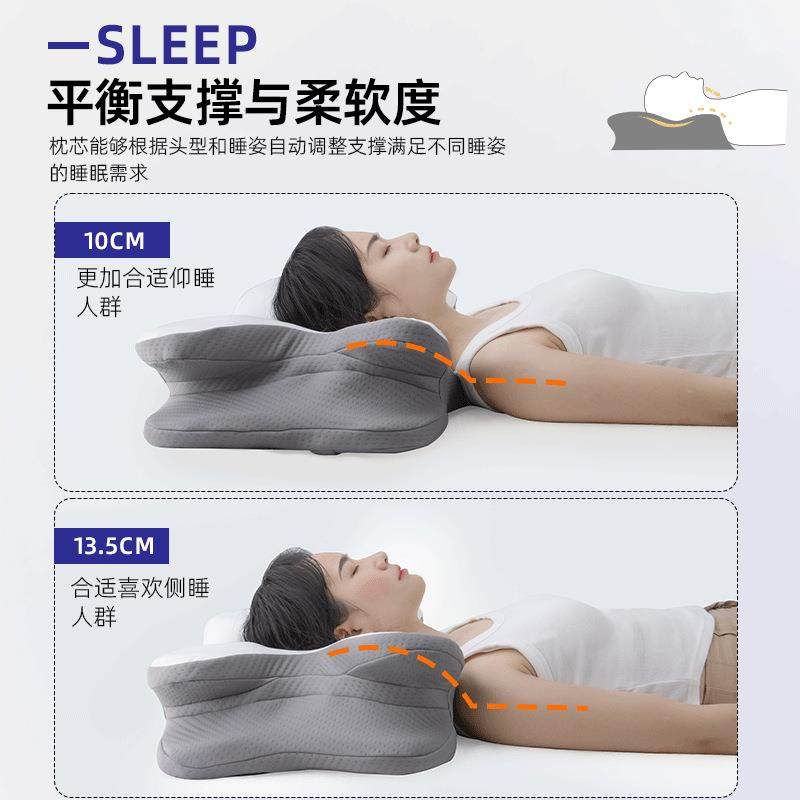 家用柔1软枕芯记忆枕蝶护颈记枕忆棉护枕头形颈睡觉专用,床上用品,功能枕/保健枕/养生枕,淘宝优惠券,粉丝福利购,淘宝优惠卷