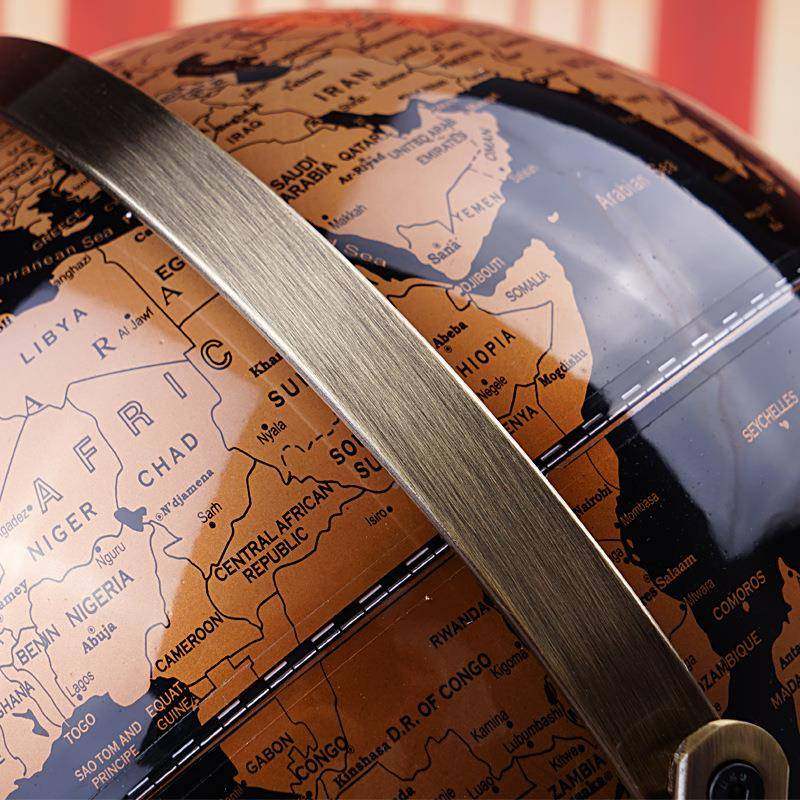 现代轻奢档球仪摆件酒柜办公室高书房桌面地玄关客家居软装AYF饰