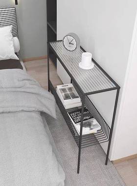 床缝头床边窄夹长条简约现代家储物柜卧室缝70516隙铁艺收纳置柜