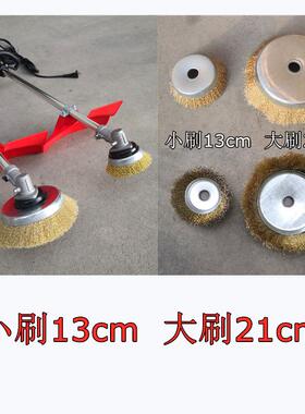 电动打除锈机钢丝轮磨机铁YXY结彩钢瓦翻构新机工字钢抛光钢水泥