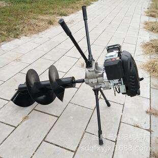 小电树线杆挖坑植机栽FFL树汽油地钻打孔机型四冲程果园农用施肥