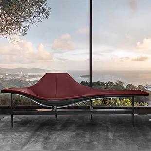 一号航站楼椅B&B计设师玻大型别墅休闲璃钢纳帕超纤皮创户FTB意躺