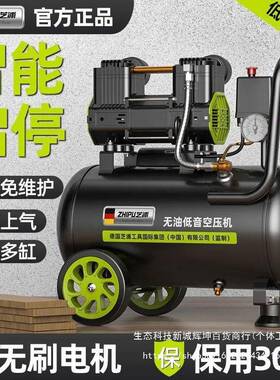 德国芝浦无空压机RZP小音型220v大功率原装空气压缩机其油低工业