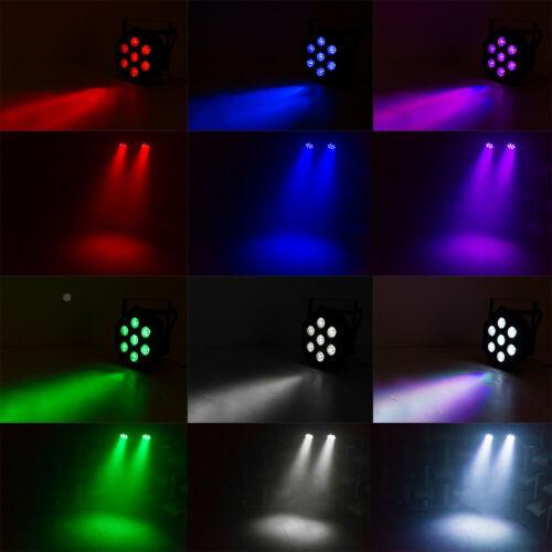 全7颗RGBW彩帕灯出OIC婚庆演染色酒吧背景面光PAR灯舞台光
