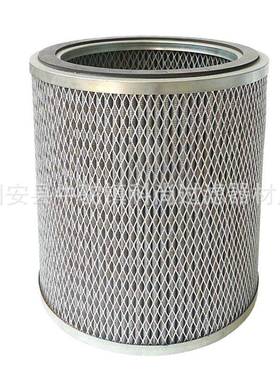 工式油雾过滤器油气分精离滤芯玻维璃纤材质工业84072级密滤清业