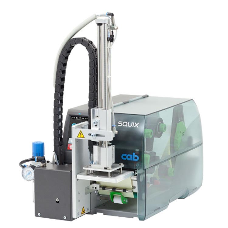 cab100平S压式实时自动贴标机物流不干胶标贴产WRN线专用即时0打