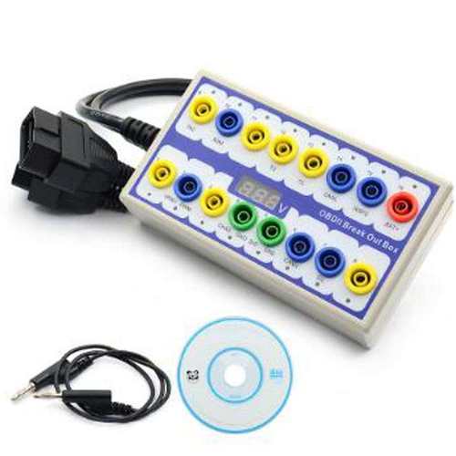 OBDII Protocol Detector Break Out Box 16pin 协议检测器接线盒