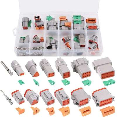 152PCS盒装DT系列2-12孔汽车连接器/公母防水线束接插件