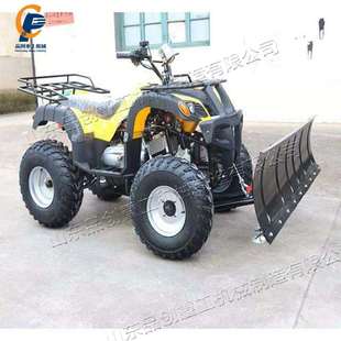 小型四轮座驾推雪机非机动车道冬季清雪机物业小区手推式扫雪机