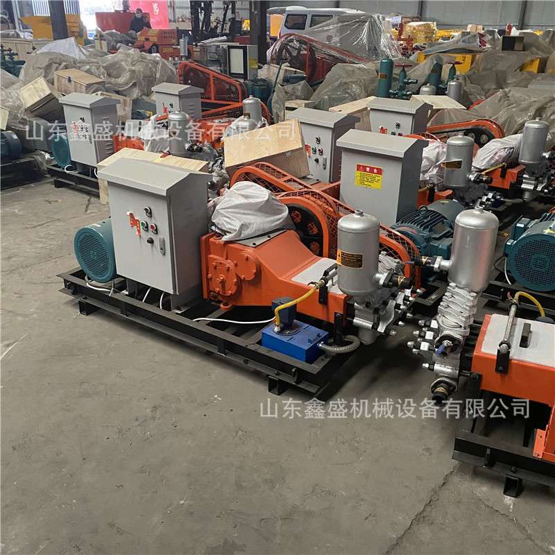 GPB150三缸柱塞注浆泵 15kw高压稳定灰浆注浆机 隧道工程用输送泵