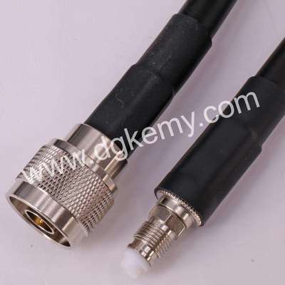 N直公FME直母头N-FME-JK-LL400射频连接器LMR400低损耗组件跳线