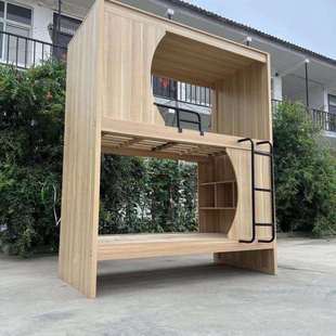 青旅床托管太空舱上下床防噪音太空舱学生宿舍全包双层员工公寓床