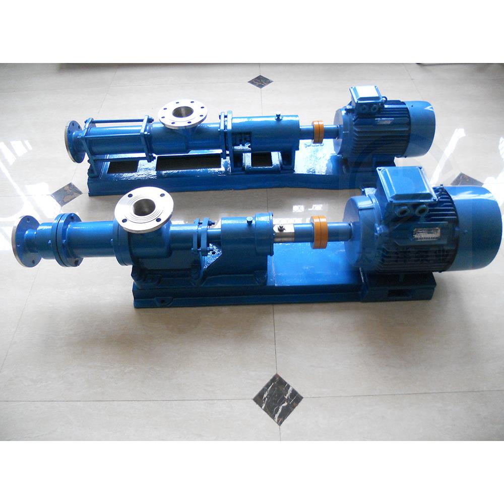 太平洋泵业集团G30-2单螺杆泵带漏斗粘稠液体渣浆泵转子泵