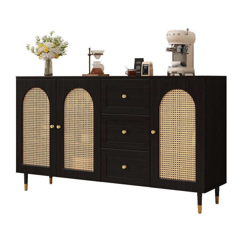 餐边柜储物柜家用客厅厨房茶水碗柜奶油风橱柜收纳置物柜子