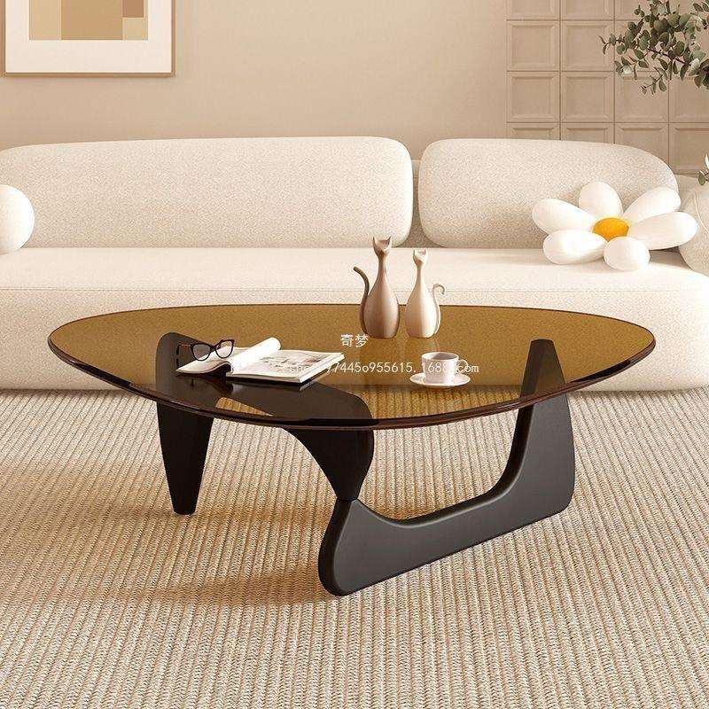 奇梦创意网红茶几玻璃茶几茶几现代简约小户型客厅极简家用轻奢小