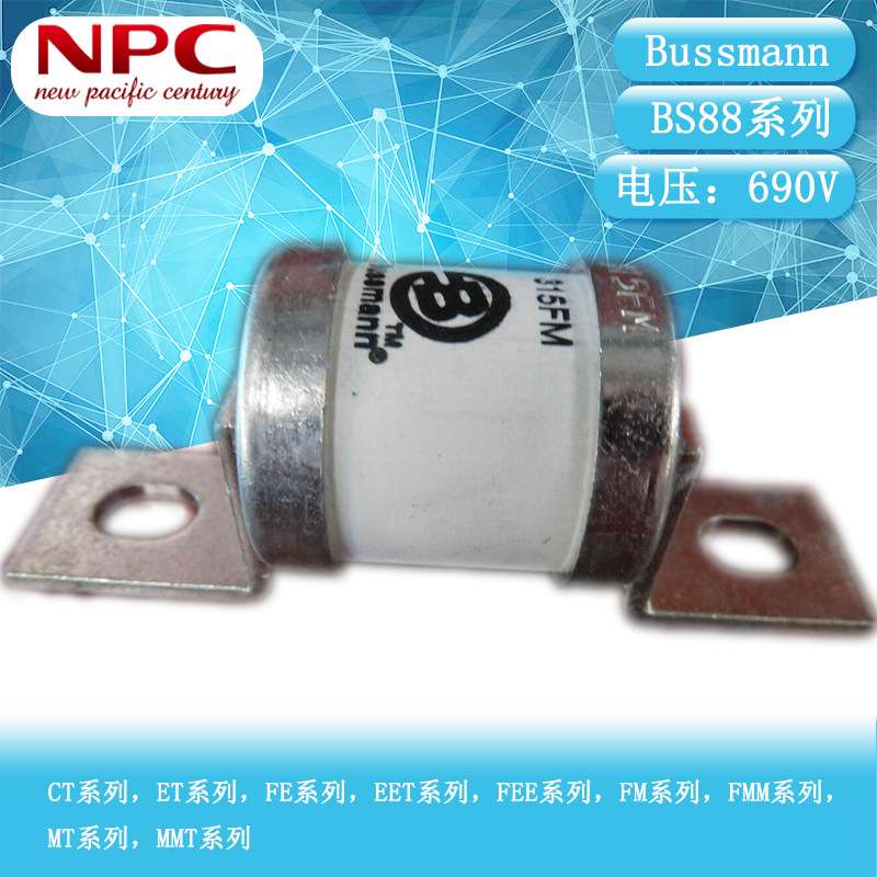 BUSSMANN快速熔断器 BS88系列 315FM 315A 690V 陶瓷保险丝