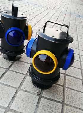 HJCD-6充电式道岔转辙标志灯四面防护信号灯双色四面指示灯