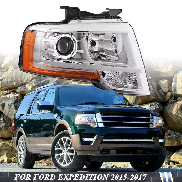 适用于2015-2017款福特征服者大灯（白底+透镜）左右FL1Z-13008-F