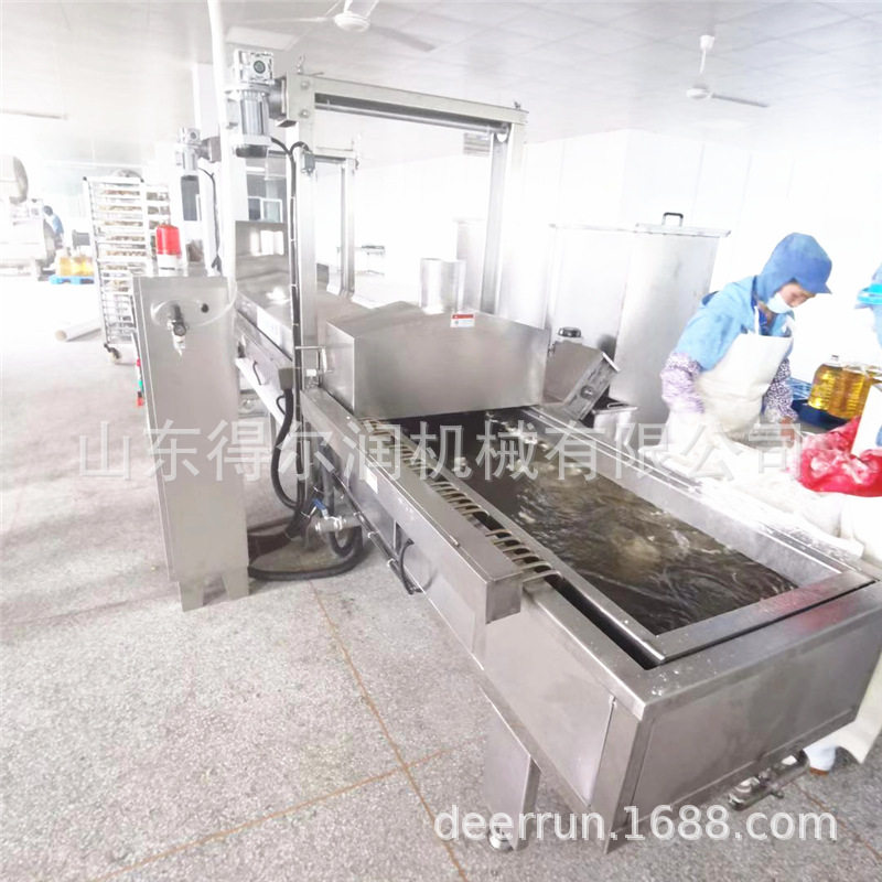 成都小酥肉上浆油炸流水线得尔润上浆上粉设备炸里脊肉裹粉机