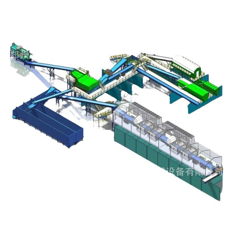 众惠居民装修垃圾分拣机器城市建筑垃圾资源化分类分选处理生产线