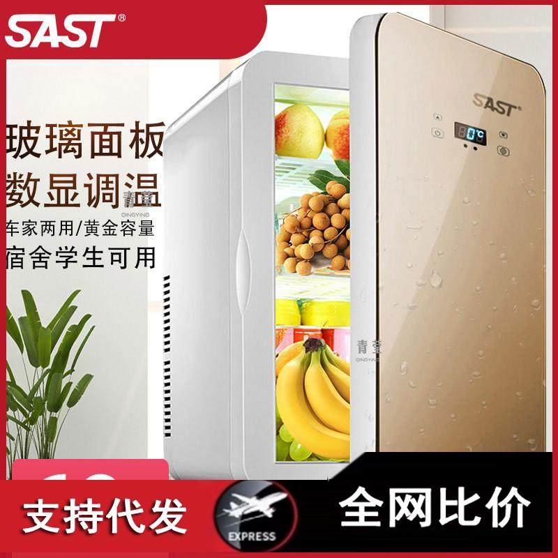 sast迷你小冰箱冷冻冷藏出租房家用宿舍办公室母乳小型储车载青莹